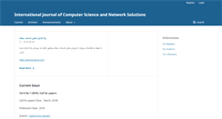 Desktop Screenshot of ijcsns.com